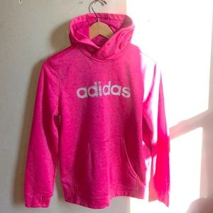 Pink Adidas hoodie
